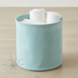 Sisustuskangas DOBBY Colored stripe turquoise