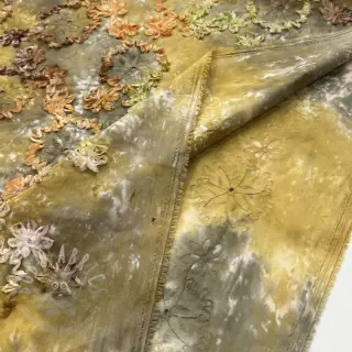 Puuvillakangas TIE DYE EMBROIDERY Eva tape design E