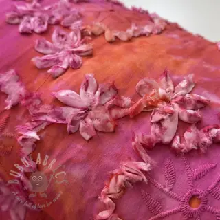 Puuvillakangas TIE DYE EMBROIDERY Eva tape design F