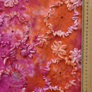 Puuvillakangas TIE DYE EMBROIDERY Eva tape design F