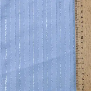 Bavlnená látka VOILE LUREX Stripes light blue