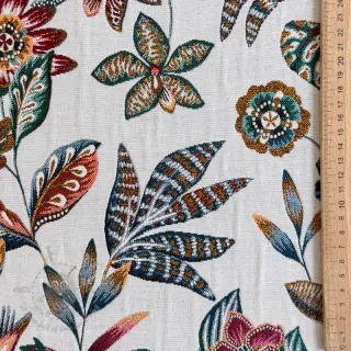 Sisustuskangas jacquard Neroli allover blanc