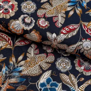 Sisustuskangas jacquard Neroli allover nuit