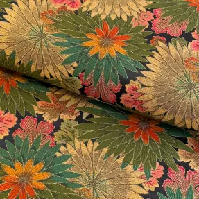 Dekoračná látka jacquard Matcha allover kaki