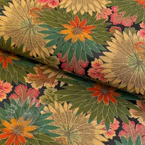 Sisustuskangas jacquard Matcha allover kaki