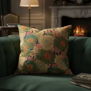Dekoračná látka jacquard Matcha allover kaki
