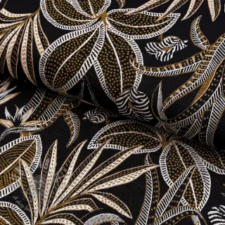 Sisustuskangas jacquard Moranto allover noir