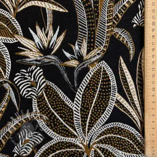 Sisustuskangas jacquard Moranto allover noir