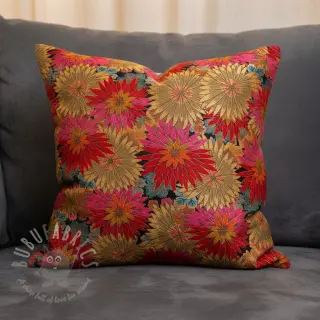 Sisustuskangas jacquard Matcha allover rouge