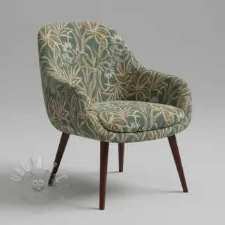 Sisustuskangas jacquard Moranto allover kaki