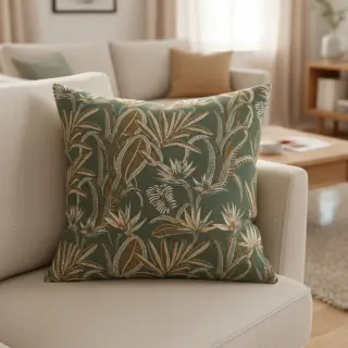 Dekoračná látka jacquard Moranto allover kaki