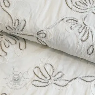 Puuvillakangas EMBROIDERY Loom En Light off white
