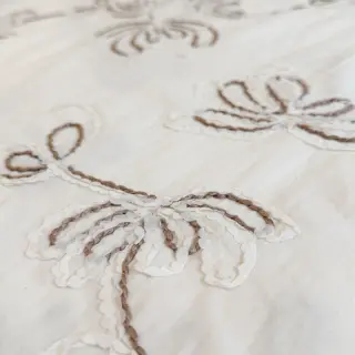 Bavlnená látka EMBROIDERY Loom En Light off white