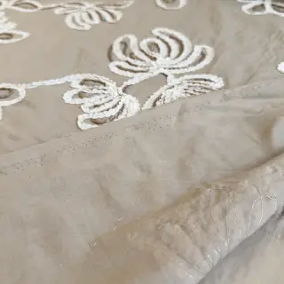 Bavlnená látka EMBROIDERY Loom En Light natural