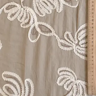 Bavlnená látka EMBROIDERY Loom En Light natural