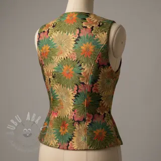Sisustuskangas jacquard Matcha allover kaki