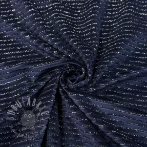 Sametti VELVET LUREX Stripe marine