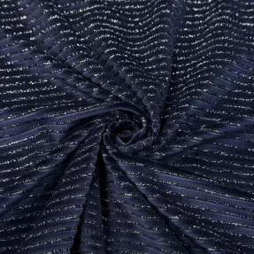 Zamat VELVET LUREX Stripe marine
