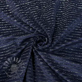Sametti VELVET LUREX Stripe marine