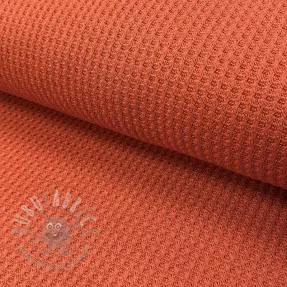 Neuletrikoo WAFFLE BIG KNIT rust
