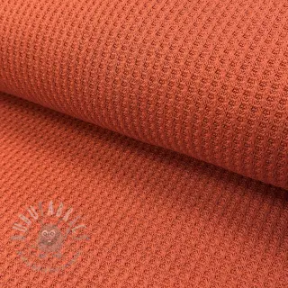 Neuletrikoo WAFFLE BIG KNIT rust