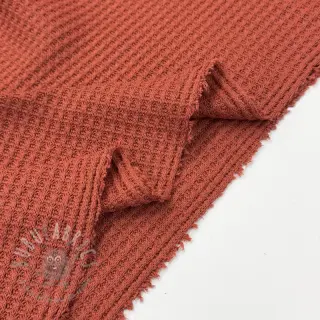 Neuletrikoo WAFFLE BIG KNIT rust