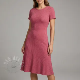 Neuletrikoo WAFFLE BIG KNIT dark salmon