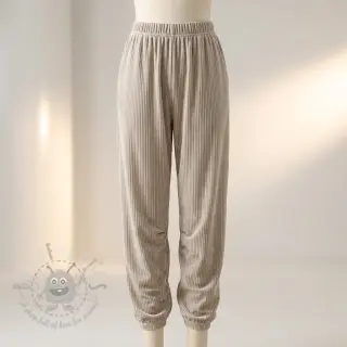 Sametti VELVET LUREX Stripe beige