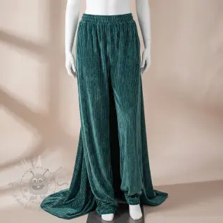 Sametti VELVET LUREX Stripe forest green