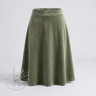 Sametti VELVET LUREX Stripe camo green