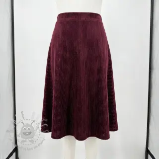 Sametti VELVET LUREX Stripe bordeaux