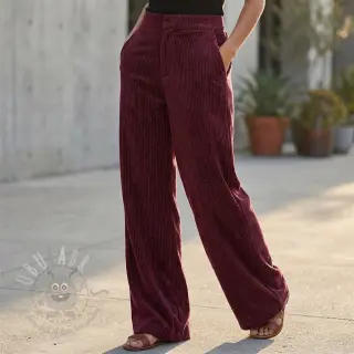 Sametti VELVET LUREX Stripe bordeaux