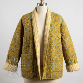 Puuvillakangas QUILT Gange curcuma
