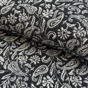 Sisustuskangas jacquard Mumbai allover noir