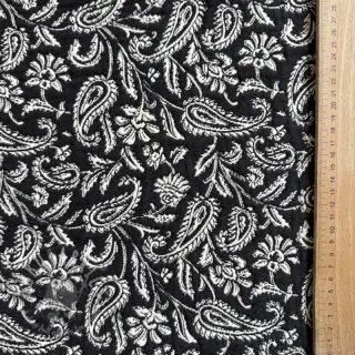Sisustuskangas jacquard Mumbai allover noir