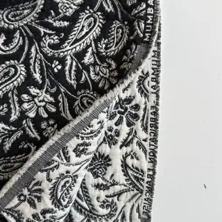 Dekoračná látka jacquard Mumbai allover noir