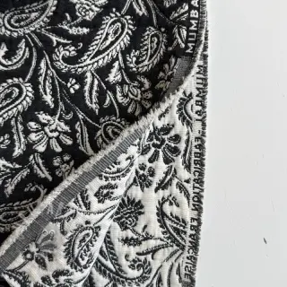 Sisustuskangas jacquard Mumbai allover noir