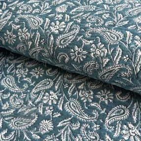 Sisustuskangas jacquard Mumbai allover jade
