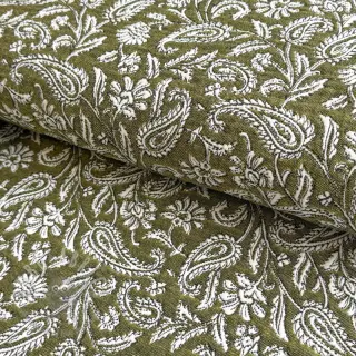 Sisustuskangas jacquard Mumbai allover kaki
