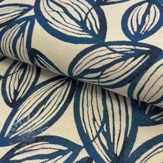 Sisustuskangas jacquard Folia bleu