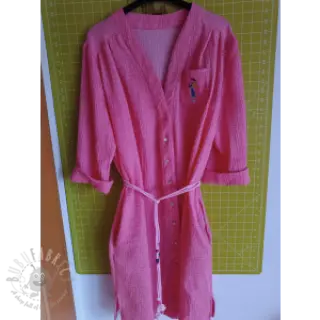 Kaksinkertainen harsokangas/musliini pink