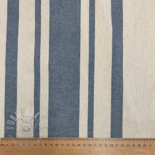 Sisustuskangas Bernadette stripe denim