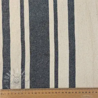 Sisustuskangas Bernadette stripe indigo