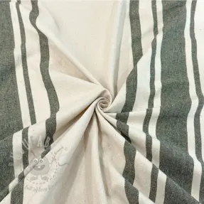 Sisustuskangas Bernadette stripe kaki