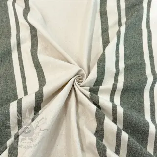 Sisustuskangas Bernadette stripe kaki