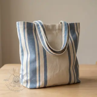 Sisustuskangas Bernadette stripe denim