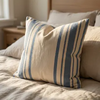 Dekoračná látka Bernadette stripe denim