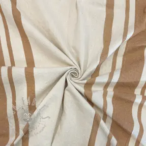 Sisustuskangas Bernadette stripe peanut