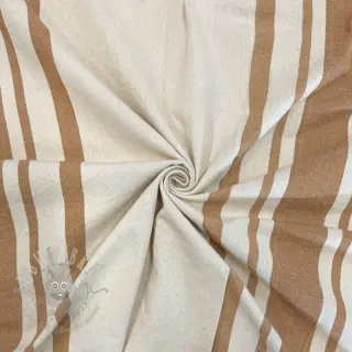 Sisustuskangas Bernadette stripe peanut
