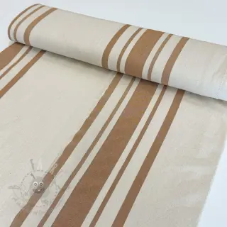 Sisustuskangas Bernadette stripe peanut